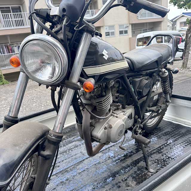 湘南 鎌倉市バイク出張買取実績(放置バイク)09